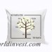 JDS Personalized Gifts Personalized Modern Family Tree Cotton Throw Pillow JMSI2687
